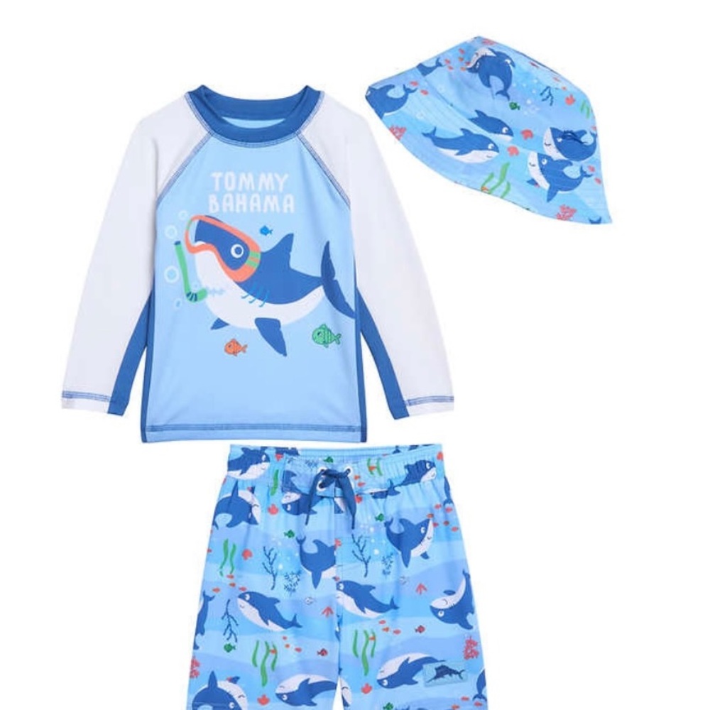 Tommy Bahama Boy’s 3-Piece Swimwear Set